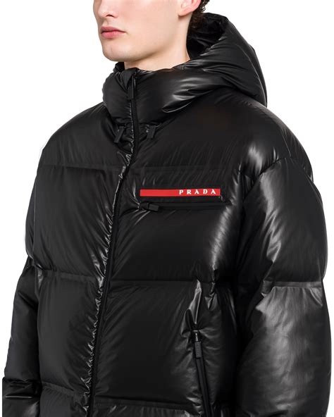 prada light nylon jacket|prada re nylon down jacket.